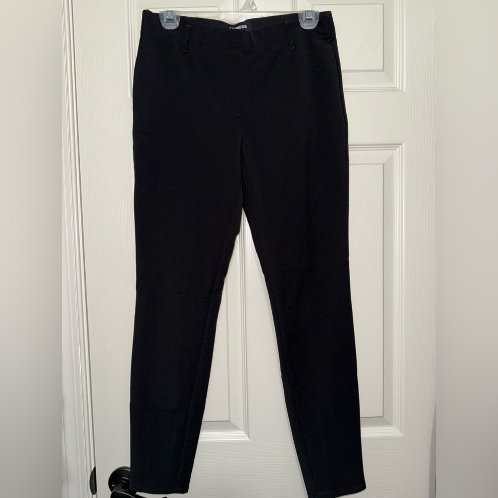 Express Black Ankle Cropped Pants